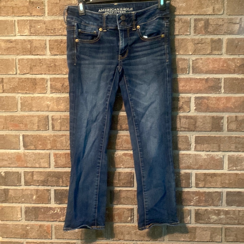 American Eagle artist crop jeans size 2